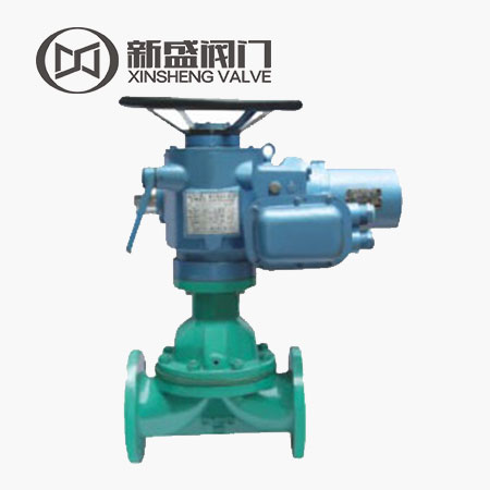 Fluorine-butterfly electric diaphragm valve